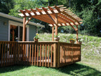 Super Deck Solid Redwood Pergola