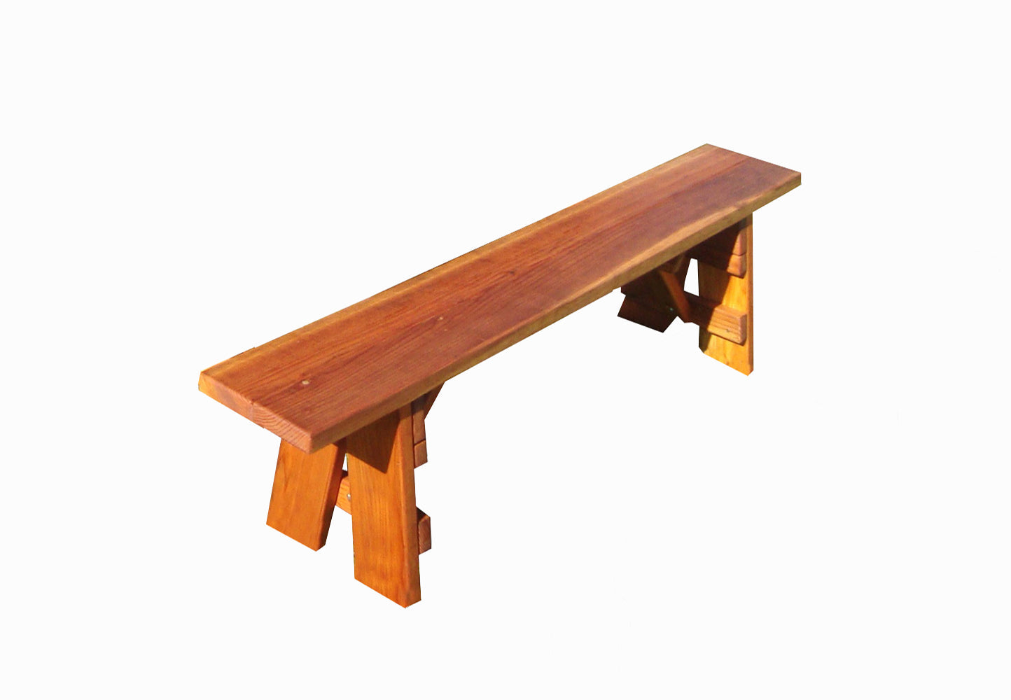 Best Redwood Handcrafted Solid Redwood Picnic Bench