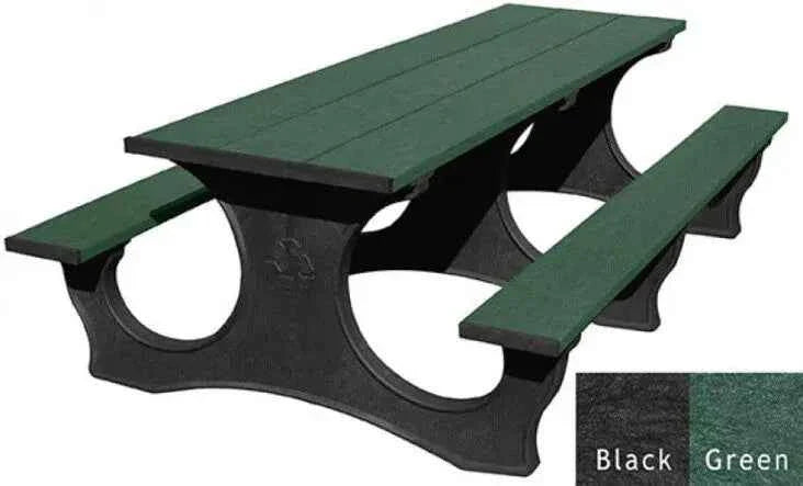 Polly Tuff 8' ADA-Compliant Universal Access Picnic Table