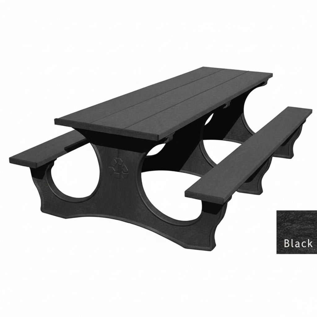 Polly Tuff 8' ADA-Compliant Universal Access Picnic Table