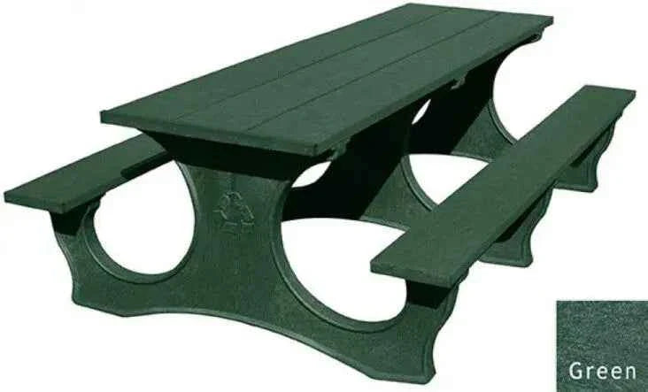 Polly Tuff 8' ADA-Compliant Universal Access Picnic Table