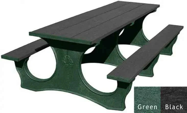 Polly Tuff 8' ADA-Compliant Universal Access Picnic Table