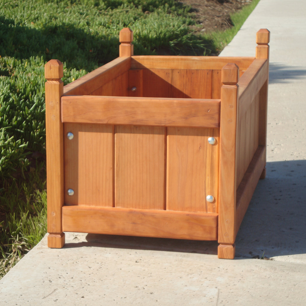 Artisan Redwood Solid Wood Garden Planter