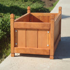 Artisan Redwood Solid Wood Garden Planter
