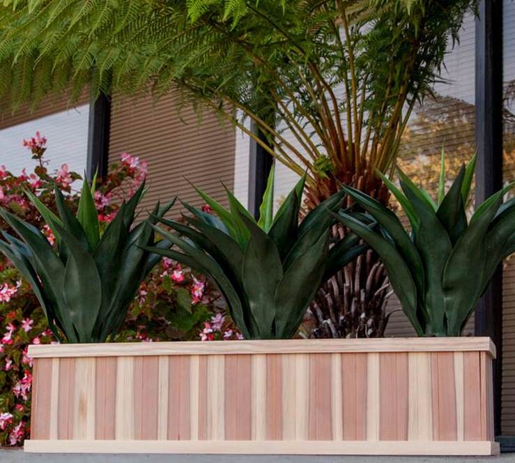 Handcrafted Redwood Window Box