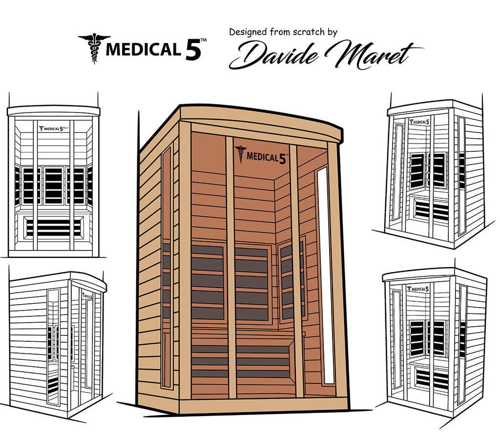 Medical 5™ Three-Person Infrared Sauna