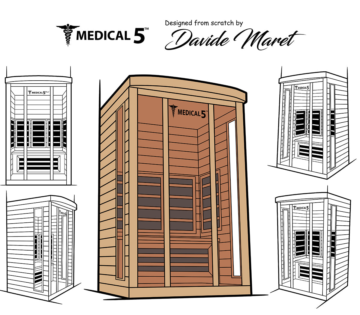 Medical 5™ Three-Person Infrared Sauna
