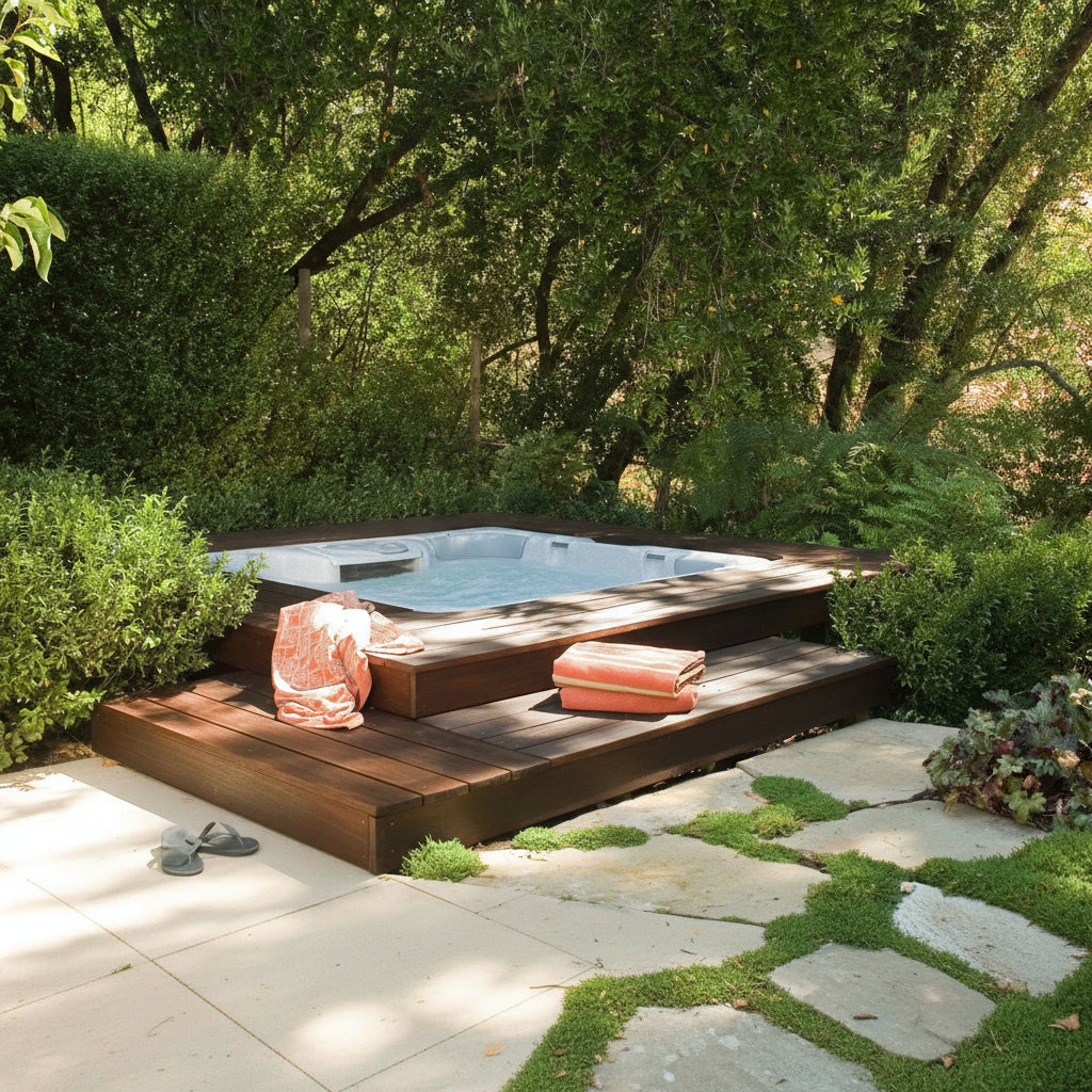 Colorado 4-Person Outdoor Hydrotherapy Spa - 5' x 7'