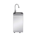 Castelle Flame Deluxe 4-Burner 72,000 BTU Stainless Steel BBQ Island (SAK31425)