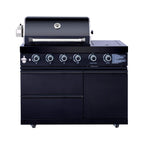 Castelle Flame Monarch 4-Burner BBQ Island with Fridge and Sink (SAK68127)