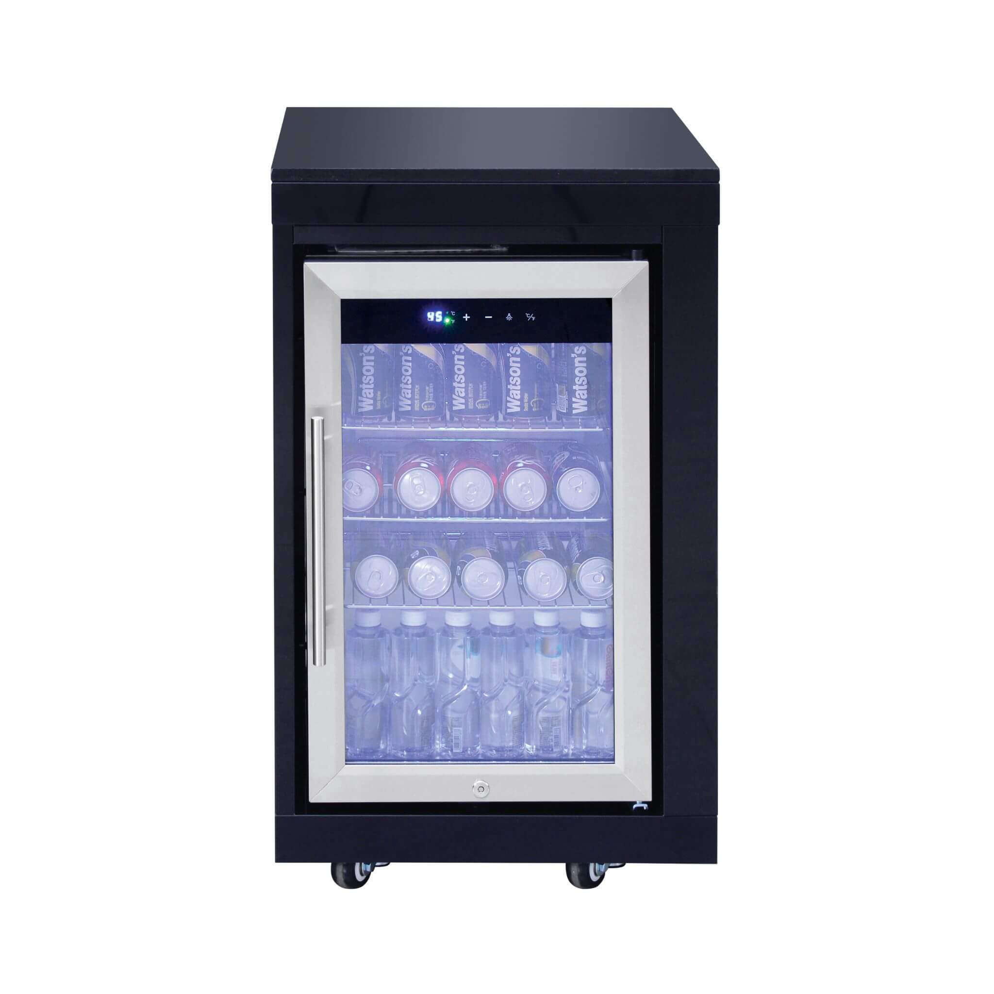 Castelle Flame Monarch 4-Burner BBQ Island with Fridge and Sink (SAK68127)