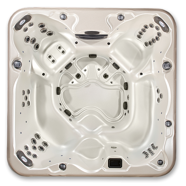 Arcadia 8' Luxury 7-Person Spa with Dual Captain’s Chairs