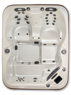 Quattro 4-Person Spa with Integrated Lounger and Captain’s Chair