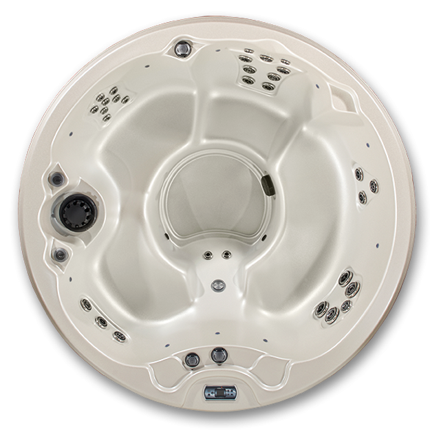 Northstar 7-Foot Round 5-Person Luxury Spa