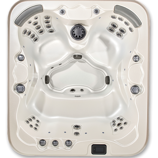 Pioneer 5-Person Hydrotherapy Spa – Dual Captain’s Chair Configuration