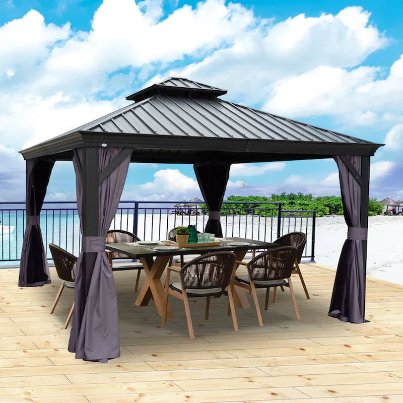 Camelot 12' x 12' Architectural Louvered Pergola - VA42070