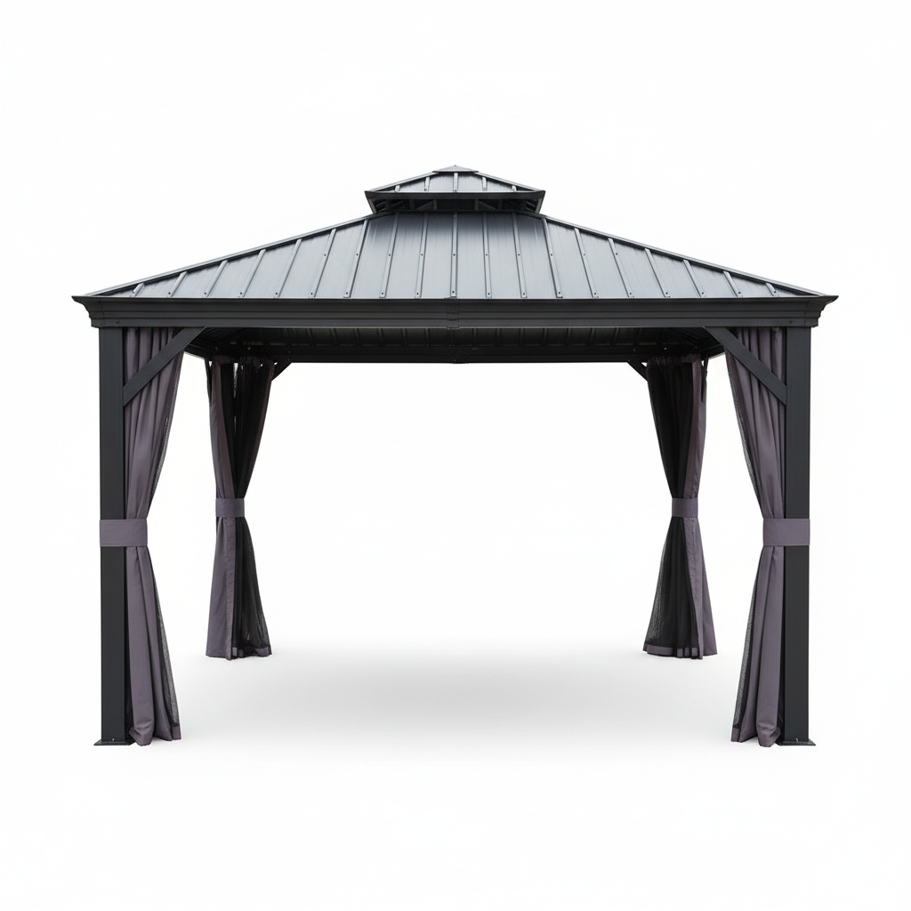 Camelot 12' x 12' Architectural Louvered Pergola - VA42070