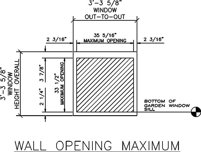 Janco Estate Aluminum Garden Window