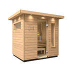 Kohler C2 Douglas Fir & Scandinavian Spruce Outdoor Sauna - SAK25973