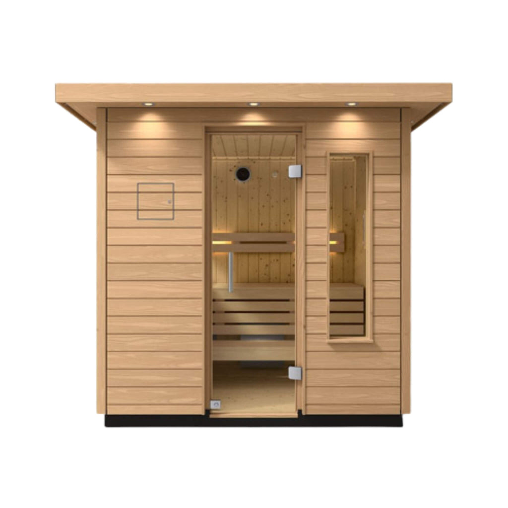 Kohler C2 Douglas Fir & Scandinavian Spruce Outdoor Sauna - SAK25973