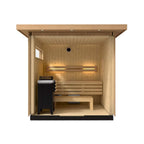 Kohler C2 Douglas Fir & Scandinavian Spruce Outdoor Sauna - SAK25973