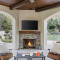 Majestic Courtyard Traditional Stacked Brick Outdoor Gas Fireplace [ODCOUG-36/42SSL]