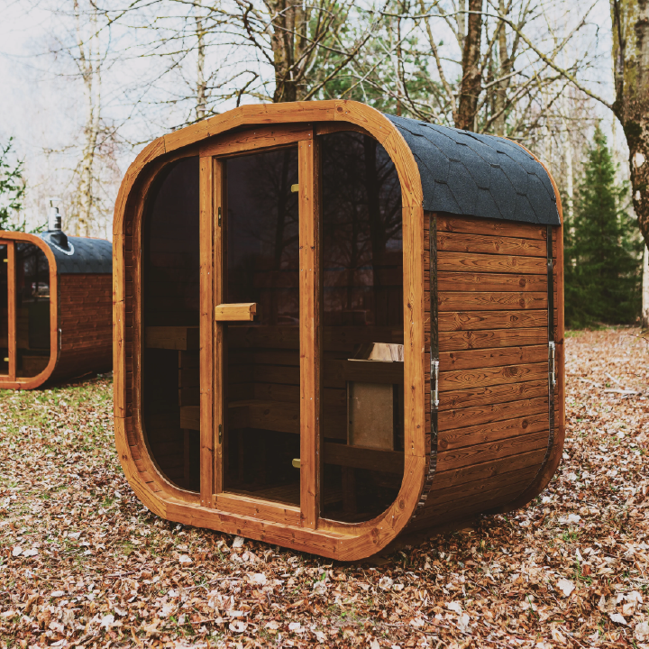 Mande Spa USA MW20 6-Person Scandinavian Thermowood Outdoor Sauna