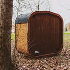 Mande Spa USA MW16 4-Person Scandinavian Thermowood Outdoor Sauna