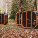 Mande Spa USA MW12 | Scandinavian Thermowood 2-3 Person Outdoor Sauna