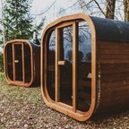Mande Spa USA MW20 6-Person Scandinavian Thermowood Outdoor Sauna