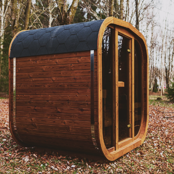 Mande Spa USA MW20 6-Person Scandinavian Thermowood Outdoor Sauna