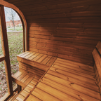 Mande Spa USA MW20 6-Person Scandinavian Thermowood Outdoor Sauna