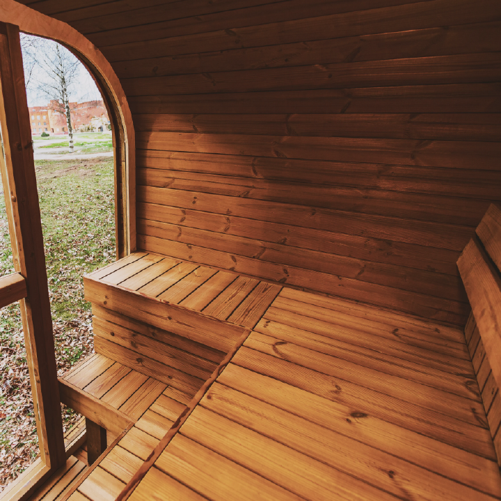 Mande Spa USA MW12 | Scandinavian Thermowood 2-3 Person Outdoor Sauna