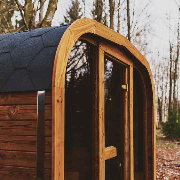 Mande Spa USA MW12 | Scandinavian Thermowood 2-3 Person Outdoor Sauna