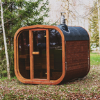 Mande Spa USA MW16 4-Person Scandinavian Thermowood Outdoor Sauna