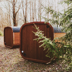 Mande Spa USA MW16 4-Person Scandinavian Thermowood Outdoor Sauna