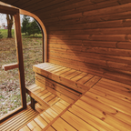 Mande Spa USA MW12 | Scandinavian Thermowood 2-3 Person Outdoor Sauna
