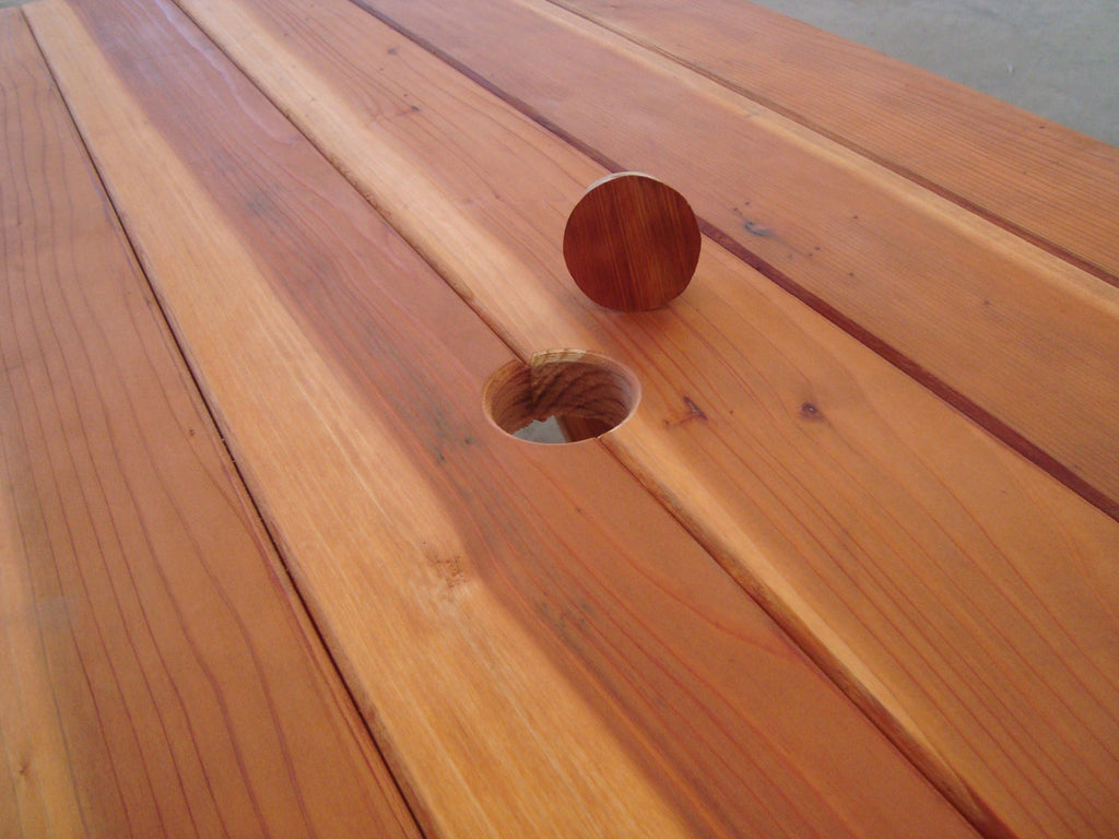 Best Redwood Super Deck Picnic Table