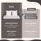 Libby Darden Woven Outdoor Swing Chair