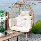 Reeves Sculptural Wicker Cocoon Chair