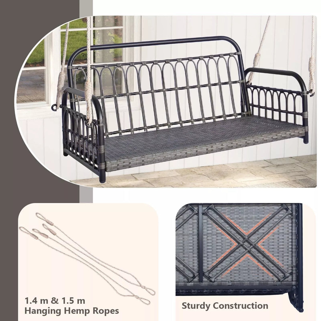 Libby Darden Woven Outdoor Swing Chair