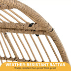 Reeves Sculptural Wicker Cocoon Chair