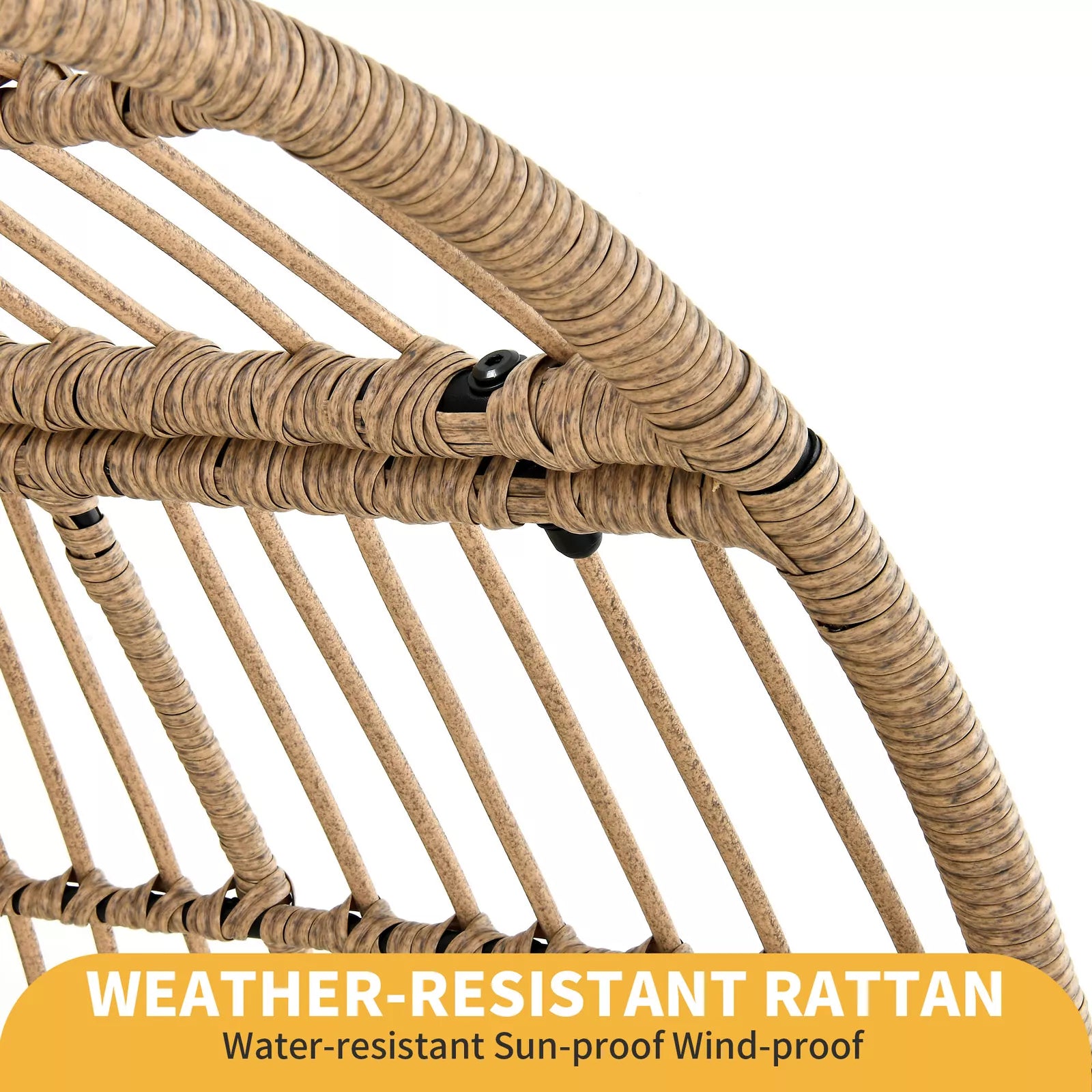 Reeves Sculptural Wicker Cocoon Chair