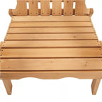 Heritage Solid Wood Adirondack Lounger