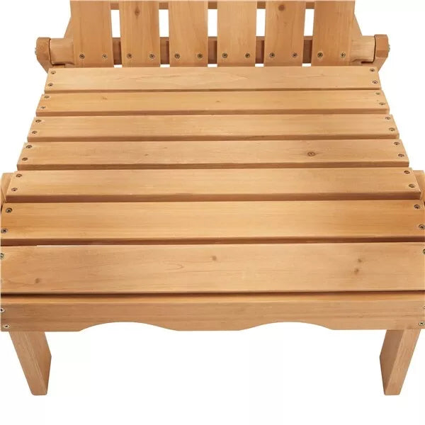 Heritage Solid Wood Adirondack Lounger