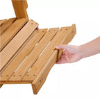 Heritage Solid Wood Adirondack Lounger