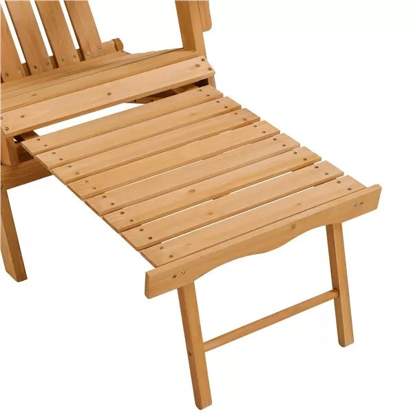 Heritage Solid Wood Adirondack Lounger