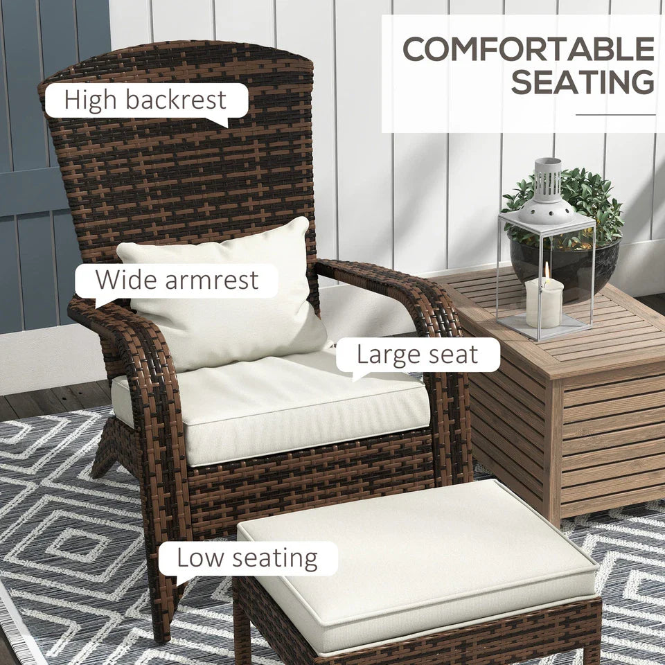 Moore Fir Wood Adirondack Chair