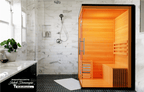 Traditional 7™ Three-Person Hemlock Steam Sauna