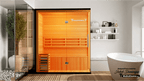 Traditional 7™ Three-Person Hemlock Steam Sauna
